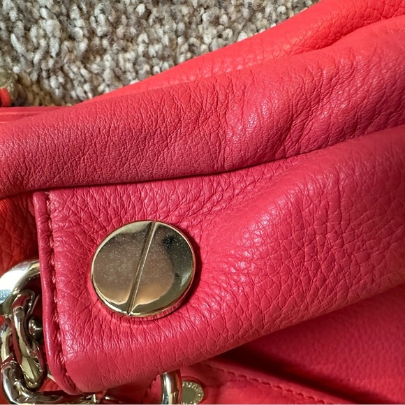 Danier Leather watermelon pink purse - Picture 5 of 7